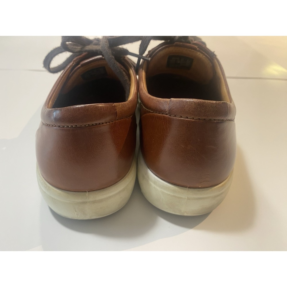 Ecco Men's Sneaker Shoes Danish Design Size 8.5 US Brown Leather - Picture 6 of 9